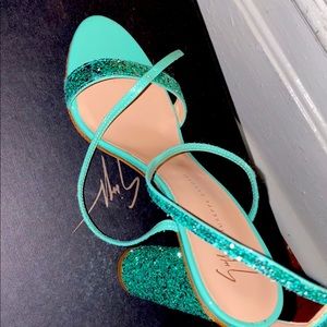 Mint green Giuseppe heels